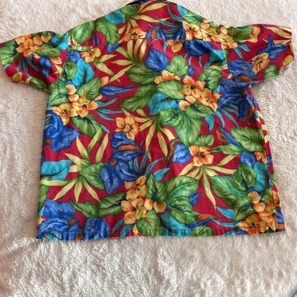 Hawaiian Tropical Floral Shirt Small Edwards casual wear - Picture 6 of 6